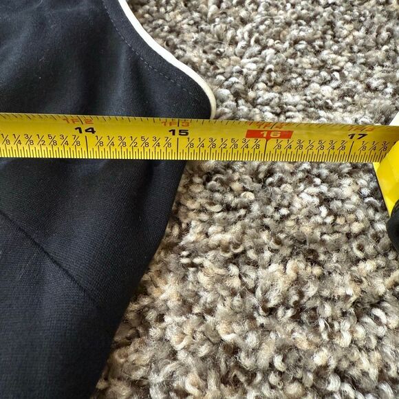 Joseph Ribkoff Black Wiggle Pencil Dress Small S 4 Mock Wrap - Picture 5 of 7